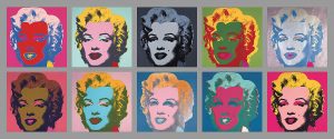 Ten Marilyns, 1967 – by Andy Warhol